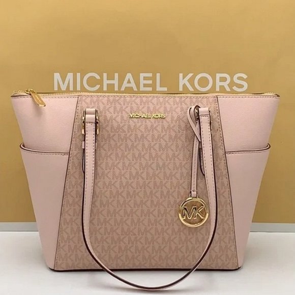 MICHAEL KORS Charlotte Large Top Zip Tote Ballet - Picture 6 of 16